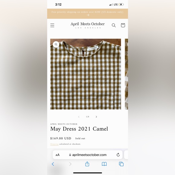 May Dress Camel - April Meets October - Picture 11 of 11